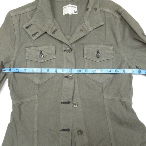 Rag & Bone Chamberlain Utility Jacket Army Green M - Picture 8 of 11